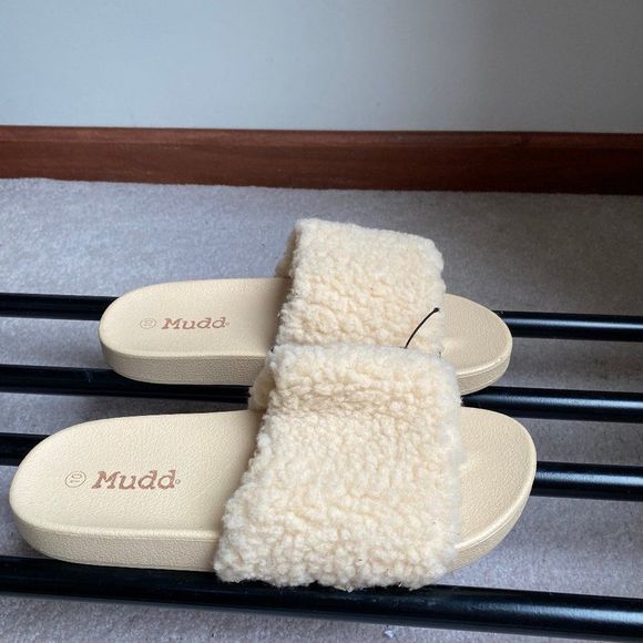 MUDD Women RIO Plush Slide Sandals - NEW NWOB - Picture 6 of 8